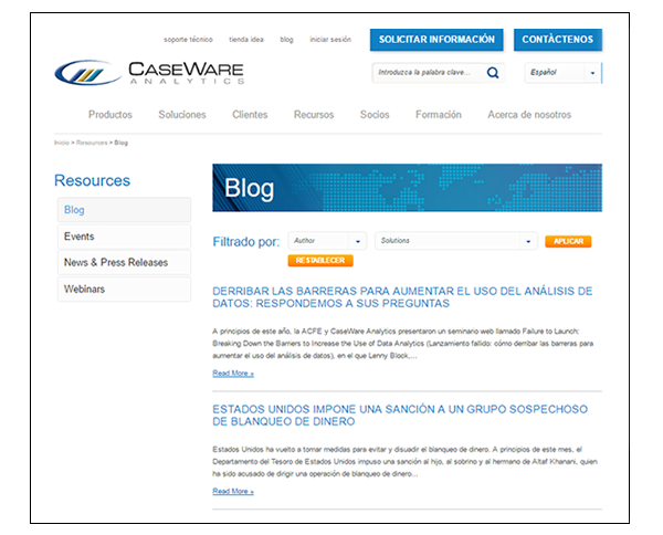 Blog CaseWare