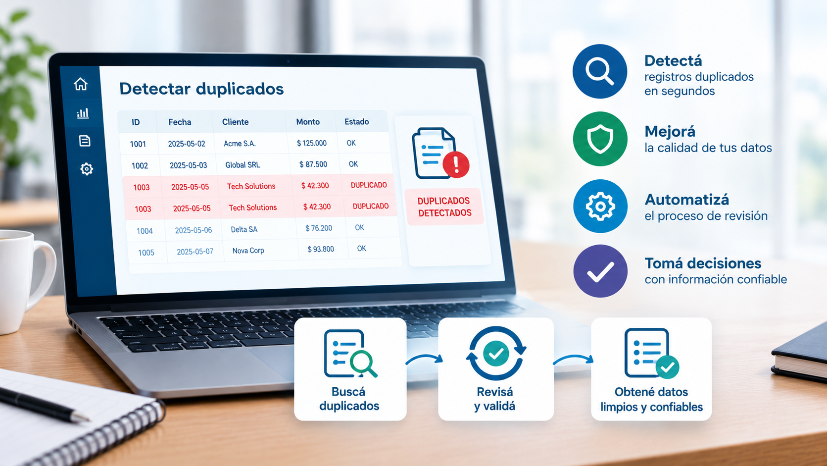 Tip técnico: deduplicación de datos